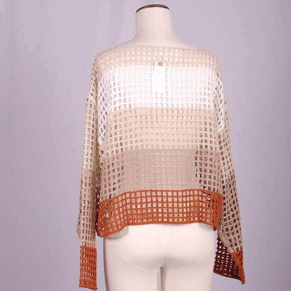 NWT Maeve Open Weave Cropped Sweater, Sz - OS - Picture 7 of 8